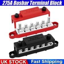 275A Busbar Terminal Block Bus Bar 12V Power Distribution Block 6 x M8 AU