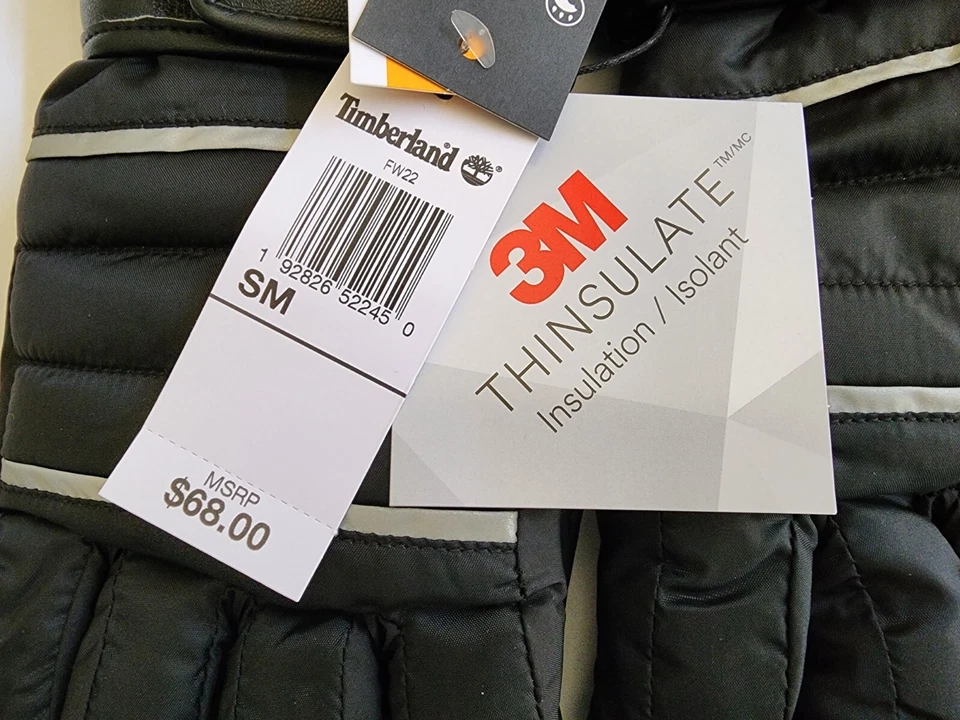 $68: Timberland 3M Thinsulate изолированные зимние перчатки: мужчин маленький/средний - Изображение 2 из 4