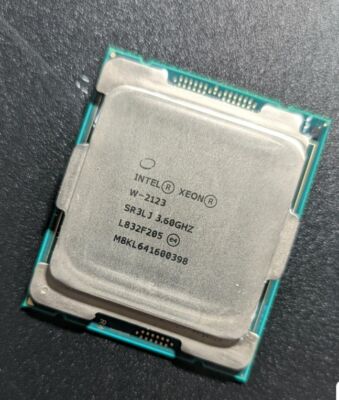Intel Xeon W-2123 SR3LJ LGA 2066 Server CPU Processor 3.6GHz 4