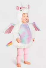 HYDE AND EEK PLUSH UNICORN HALLOWEEN COSTUME BABY INFANT SIZE 6-12 MONTHS B 2