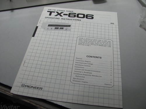 Pioneer TX-606 AM/FM Stereo 1970s Tuner Great Condition Fully Tested & Working - Picture 6 of 14