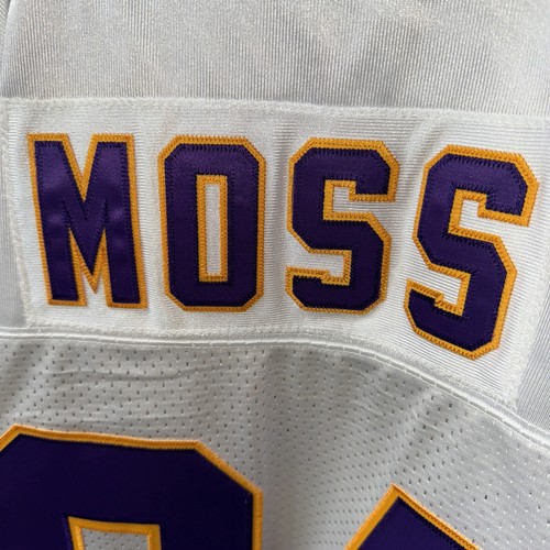 Authentic NEW Randy Moss Vikings Mitchell & Ness Jersey - Size 48 XL White NWT - Picture 6 of 6