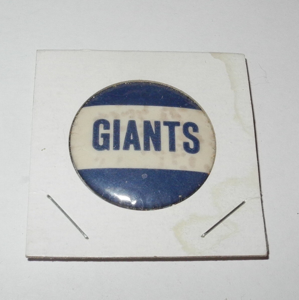 1940's Baseball New York Giants Crossed Bats Stadium Souvenir Pin Carl
