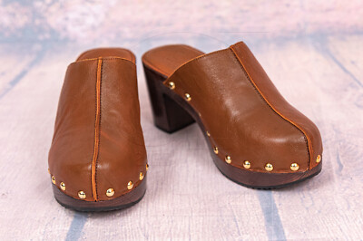 UNISEX HEELS - 2002, edle Retro-Clogs, handgefertigt, Größen 35-47