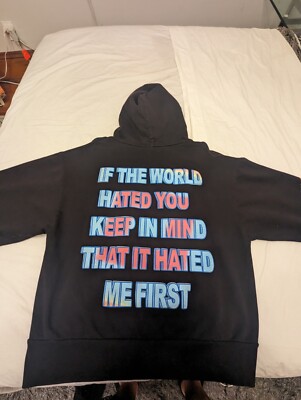 Yeezy KANYE WEST JESUS IS KING パーカー Kanye West Yeezy AWGE for Jesus Is King Cross Hoodie Size Large | eBay