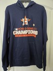 Houston Astros Hoodie Mens M Blue Fanatics 2017 World Series Champions Pullover — photo 1