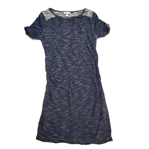 Liz Lange Maternity For Target Short Sleeve Marled Knit Dress Sz M eBay