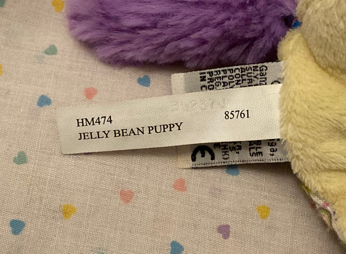 Ganz Webkinz Jelly Bean Puppy Dog Stuffed Animal Plush Toy HM474 No Code |  eBay