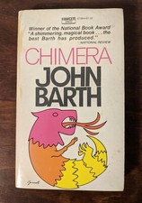 Chimera by John Barth - Vintage Paperback Book - 1st Fawcett Crest PB Edition
