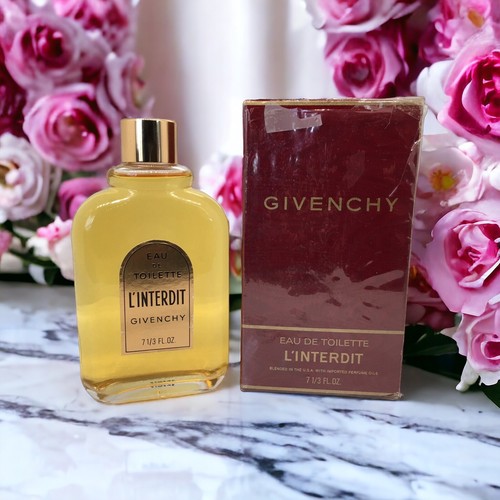 Vintage L'INTERDIT GIVENCHY Women’s Perfume 7 1/3 Oz Eau De Toilette Fragrance