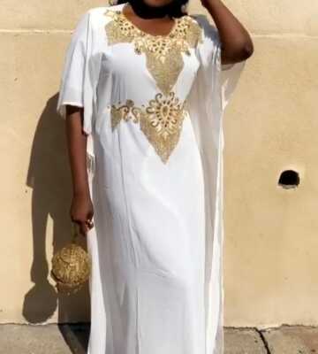 white long kaftan