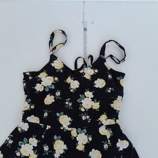 Tutina Pagliaccetto Da Donna In Pizzo E Stampa Floreale, Senza Maniche, In Morbido Poliestere, Con Pantaloncini E Scollo A V