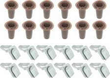 OER 24 Piece Door Panel Plug & Clip Set For Firebird Camaro GTO Chevelle Impala