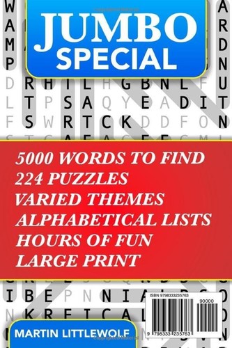 Big Book of Large Print Word Search Puzzles: 5000 Words 224 Themed-⭐️⭐️⭐️⭐ - Picture 2 of 2