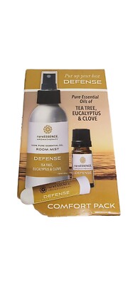 RareESSENCE Aromatherapy Defense Comfort Pack - Tea Tree, Eucalyptus & Clove