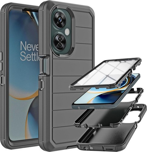 OnePlus Nord N30 N300 5G ShockProof ARMOR Phone Case Cover Clip Screen Protector - Picture 5 of 32
