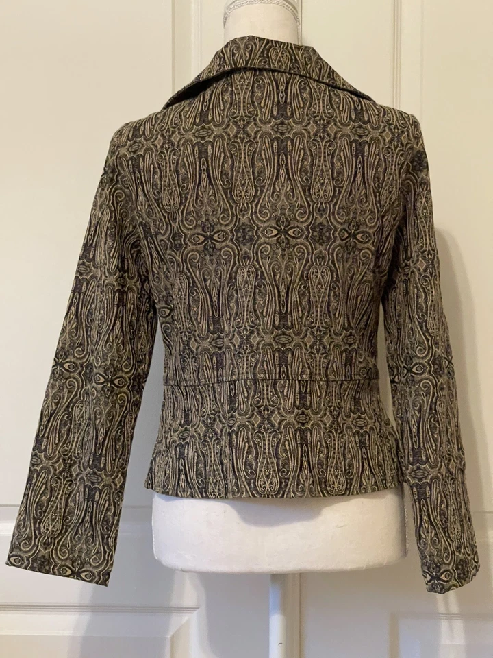 Chaqueta Doki Geki De Colección L Grande Cachemira Pecho Único con Bolsillos Foto 2 de 4