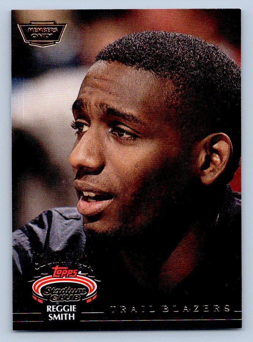 Reggie Smith 1992-93 Stadium Club Members Only #329 Portland Trail Blazers