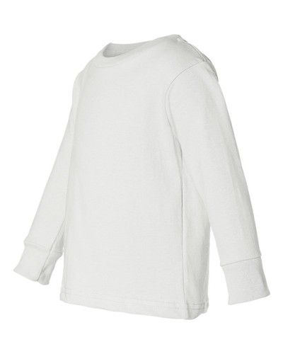 Rabbit SkIns - Toddler Long Sleeve T-Shirt, White 5/6 - 第 1/2 張圖片
