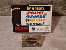 ebay® Auktion 395449000434 | SNES Super Nintendo fun'n games mit OVP und Anleitung UKV Thumbnail of ebay® auction 395449000434 | SNES Super Nintendo fun'n games mit OVP und Anleitung UKV