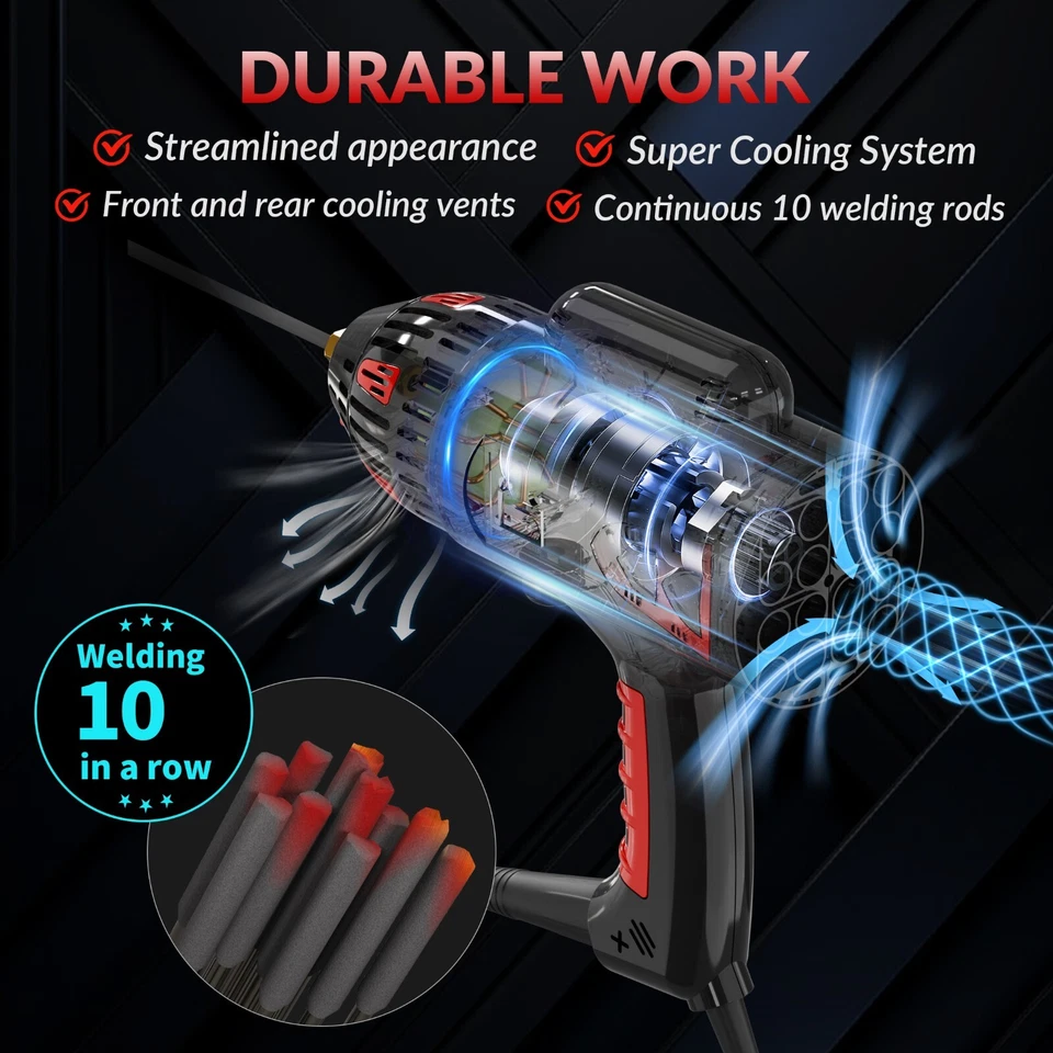 Портативный ручной сварочный аппарат GZ GUOZHI 110 В 130 А ARC, цифровой дисплей - Изображение 4 из 4