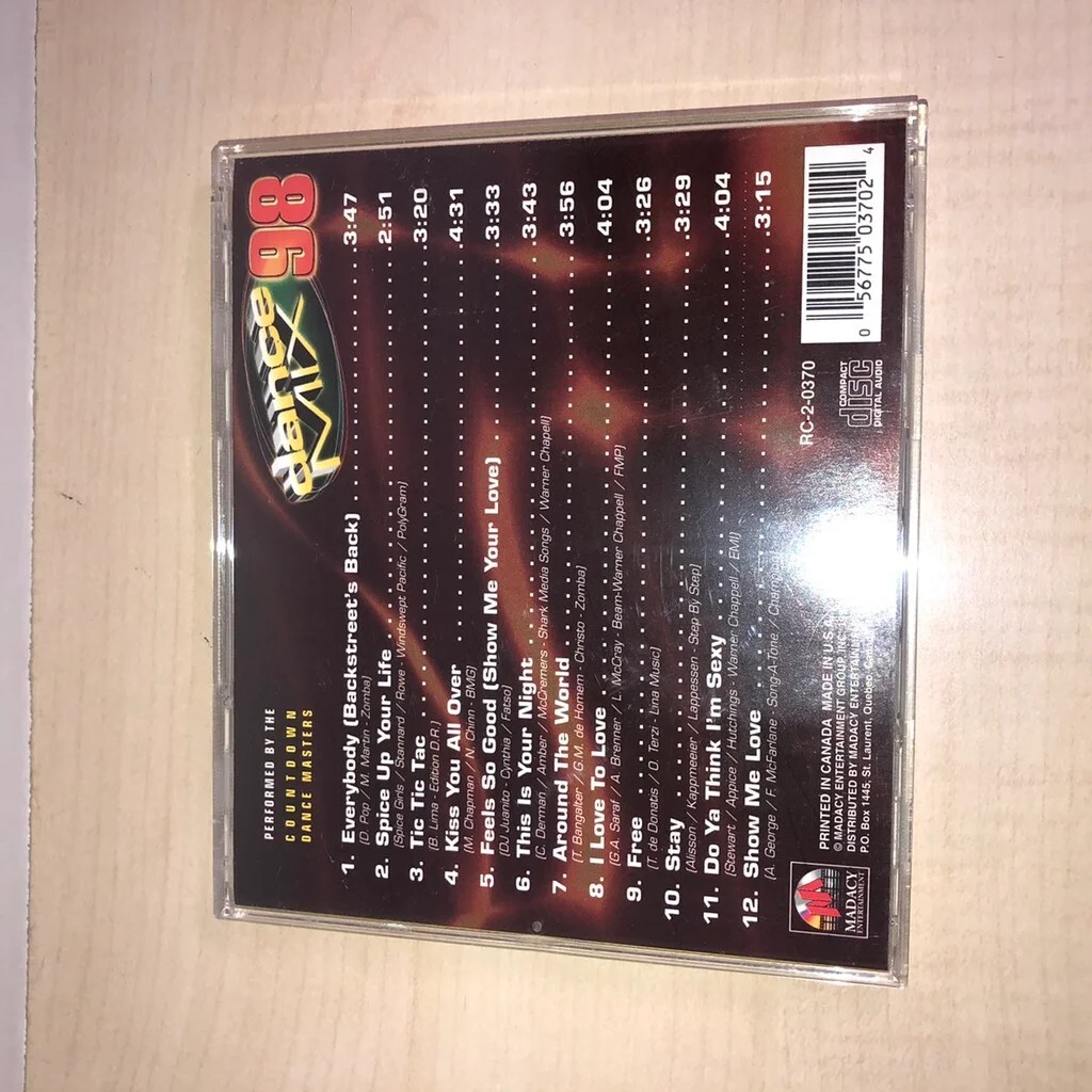 Dance Mix 98 Songs Dance Mix 98 Songs