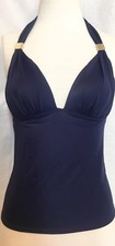 Victoria's Secret NEW The Forever Dark Blue Halter Tankini Top Extra Small XS