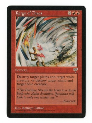 Magic the Gathering Mirage  Reign of Chaos  MTG  Red  NM  1996