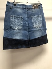 Jupe Desigual Imprimée Dragons Et Ronds - Taille M Femme - Coton 100% - Occasion Très Bon État