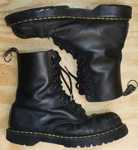BAD@SS Size 12 Doc Marten's 10966 Dr. Martens Combat Boots Steel Toe | eBay