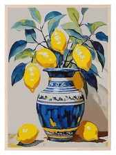 Lemon Tree in Vase Print | Kitchen Wall Art Poster *3for2*