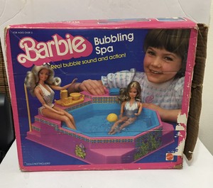 barbie bubbling spa 1983
