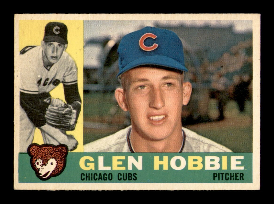 1960 Topps #182 Glen Hobbie EX-MT Baseball Card *OBGcards*