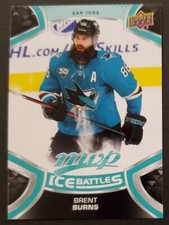 2021-22 Upper Deck MVP #88 Brent Burns SHARKS ICE BATTLES Hockey Insert NM/MT