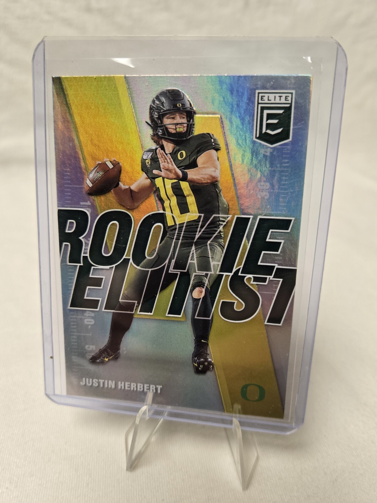 2020 Panini Donruss Elite Rookie Elitist Justin Herbert #13 Rookie RC