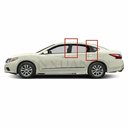 PC 8Pcs Set Gloss Black Pillar Post Cover Trim Fit For NISSAN Altima 2013-2018 - Imagen 4 de 8