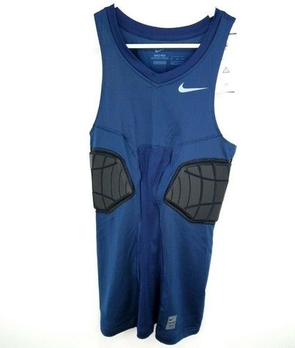 NEW NIKE Pro Combat Elite Padded Navy 