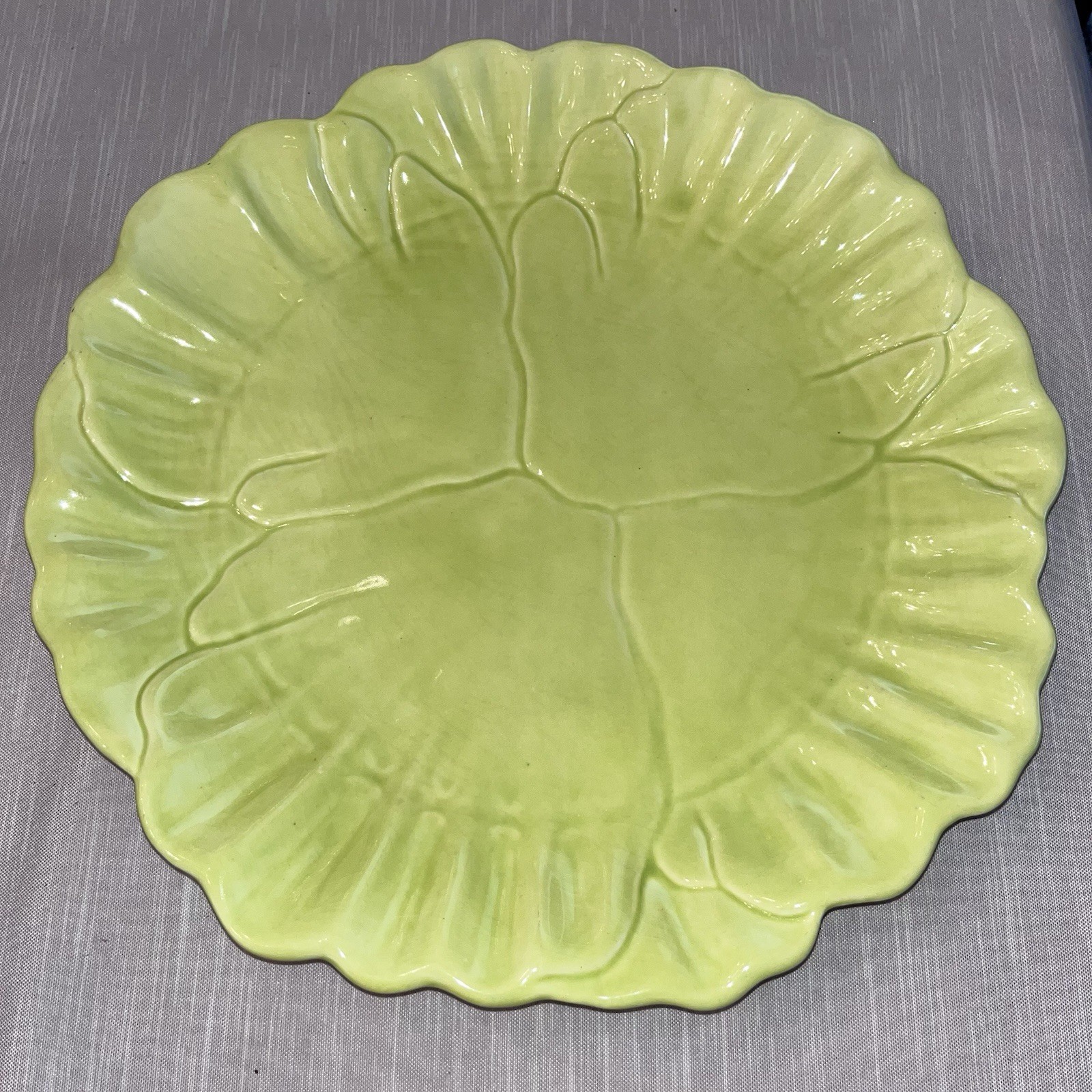 Plato de cerámica antiguo Cemar 622 Los Ángeles California mediados de siglo