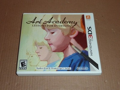 Art Academy: Lessons for Everyone (Nintendo 3DS, 2012) CIB - Tested
