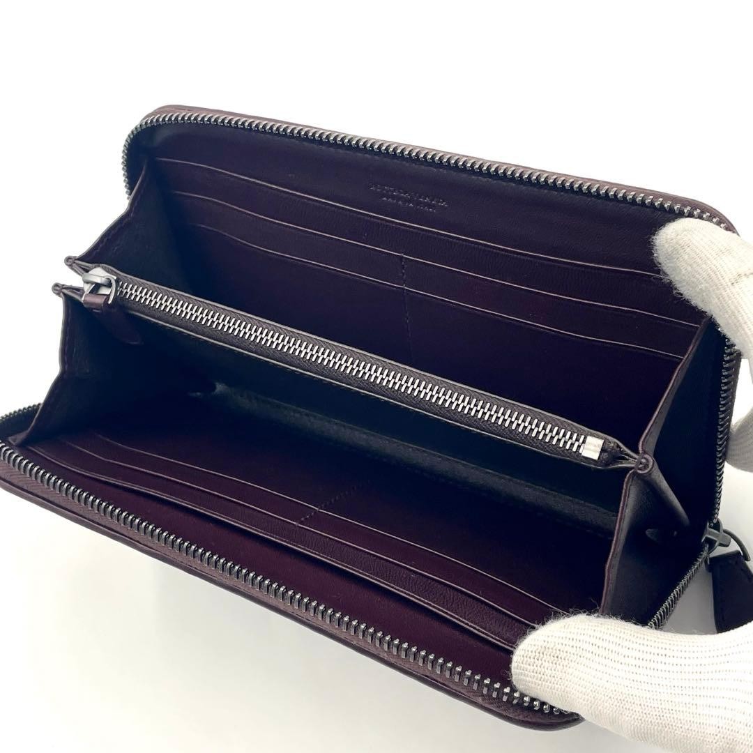 Bottega Veneta Matte Leather Intrecciato Zippy Wallet Bordeaux with Box thumbnail 20
