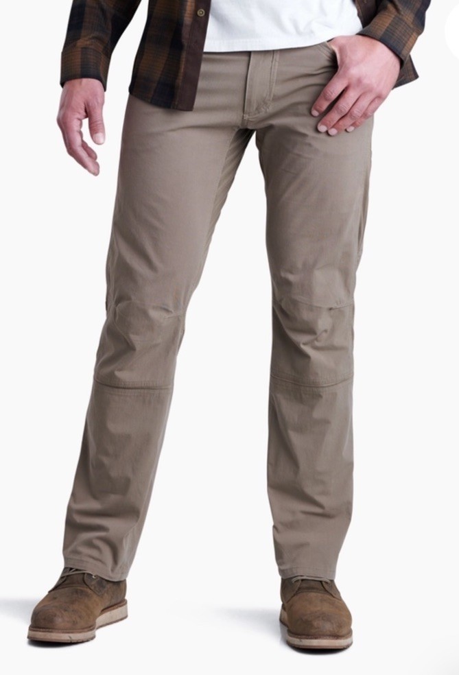 Kuhl Revolvr Patina Dye Mens 36x30 Olive Green Outdoor Hiking 5 Pocket Pants