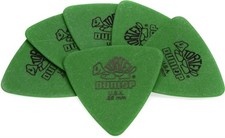 Dunlop Tortex Triangle Guitar Picks - .88mm Green 6-pack  5-pack Bundle