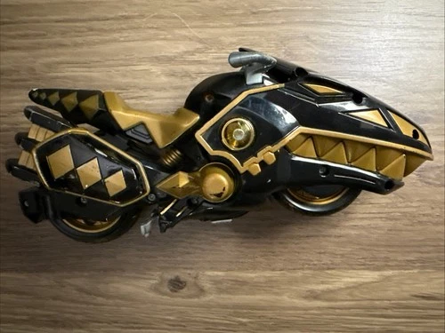 Vintage Bandai Mighty Morphin Power Rangers 2003 Dino Thunder Black Raptor Cycle