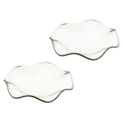 DOITOOL 2Pcs Replacement Flounces Oil Warmer Dish Wax Size S, Transparent