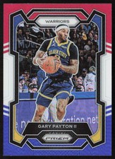2023-24 Panini Prizm Red White and Blue Gary Payton II #242 Warriors