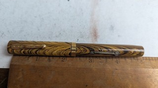 Waterman 94 olive ripple vintage fountain pen #2 nib