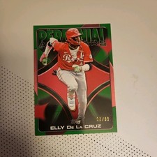 Elly De La Cruz Perennial All Stars 2026 Series 1 Green Foil /99 celebration 