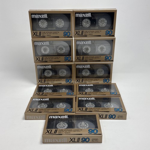 New/Sealed Maxell XLII 90 Pure Epitaxial Cassette 10 Pcs Plus 1 (11 Total) - Picture 9 of 9