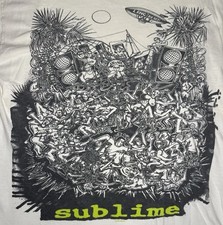 Sublime Shirt Cut Tag 1990s Vintage T-Shirt Bradley Nowell Y2K
