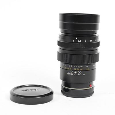 Leica 11122 M 90mm f2 Summicron Lens Black (v.I) #624 | eBay